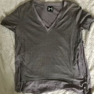 Haute look, double layered tshirt
